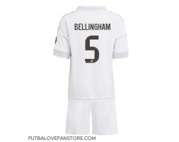 Real Madrid Jude Bellingham #5 Domáci Detský futbalový dres 2025-26 Krátky Rukáv (+ trenírky)